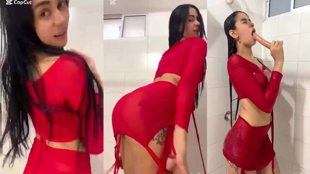 This Colombian is an amazing whore, check her out in action