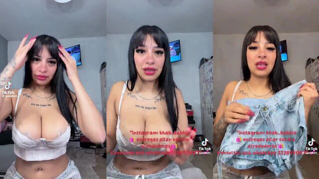 Damn, Anahii's got some big tits, man!