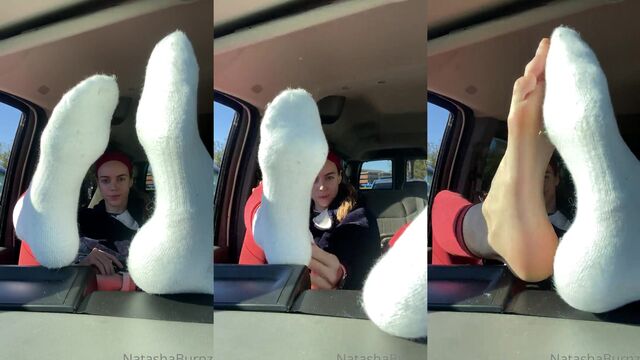 Giantess with Big Feet and Long Slender Soles (Shorts) - Foot Fetish