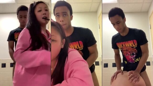 An Asian girl gets creampied on the first date, just like many others