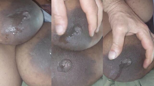 Juicy lactating tits with a rich, creamy texture