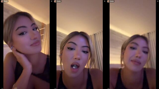 A guy cumming on Tiktok LIVE, showing his cock on the streaming platform