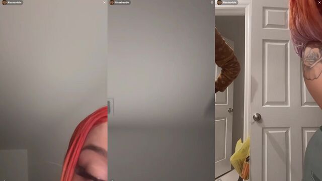 Guy masturbates his dick on TikTok live stream