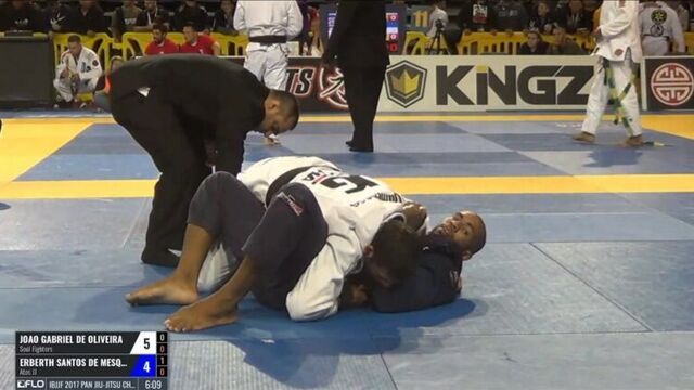 Joao Gabriel De Oliveira vs Erberth Santos De Mesquita IBJJF 2017 Pan Jiu-Jitsu Championship