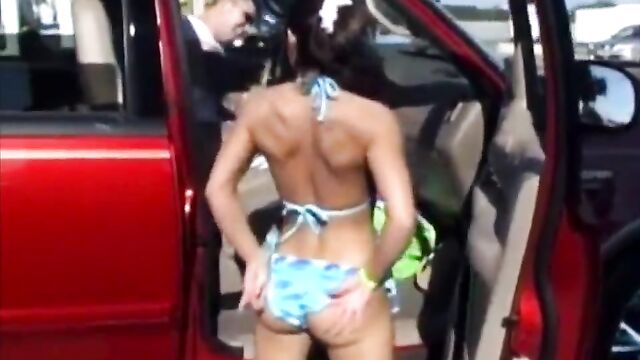 Her eagerness to flash her fake tits and nice ass landed her on a G-G-W cover
