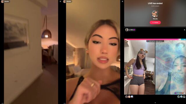 A guy came out of his pants while jerking on TikTok live