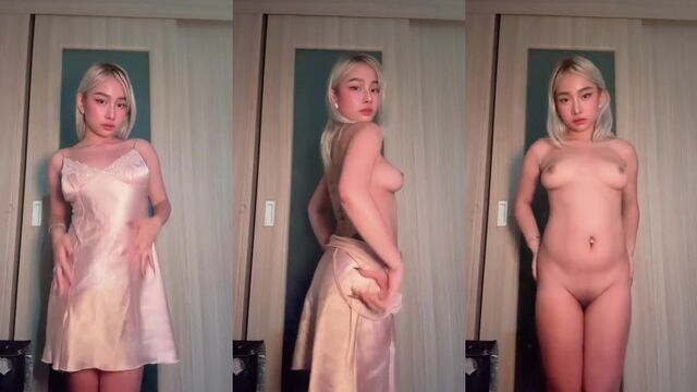 Petite Pinay Baddie gets her pussy washed and fucked by a huge white cock