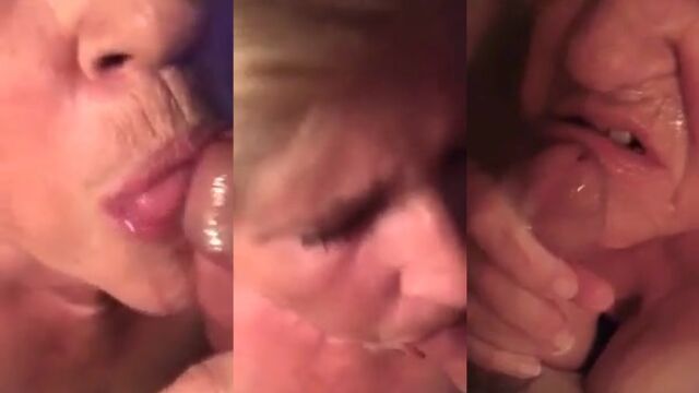 A mature woman fucked by her husband and cummed on her face