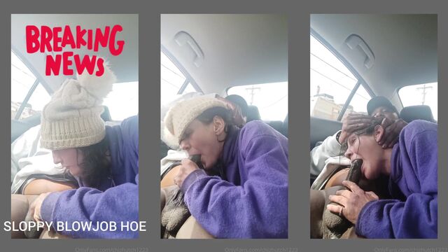 Street walker gets her mouth filled with cum in this hot video