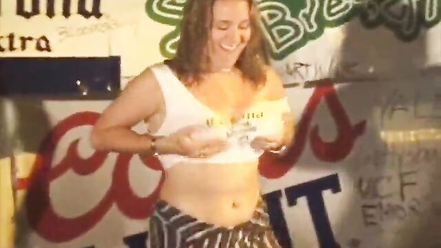 Twerking and shaking tits like it’s their job in a contest