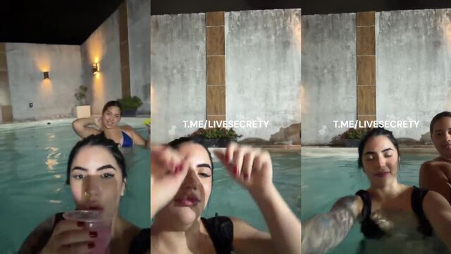 Several cute girls dancing and fucking on camera live
