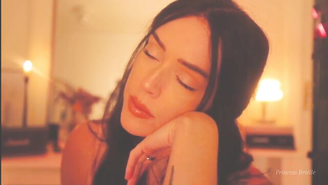 FemDom Goddess Nikki Kit teaches you how to eat your ruined orgasm