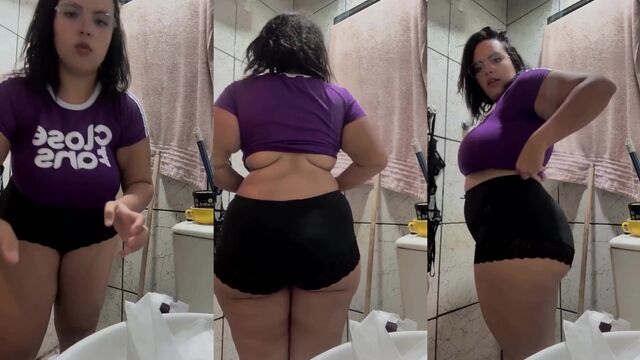 Cute young Brazilian Thaynara Valentim getting fucked hard