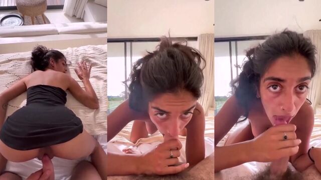 Sexy Indian teen makes love with white guy in the hottest way ever
