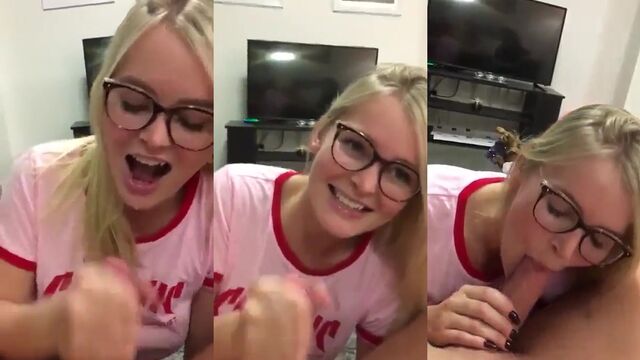 A cute girl was caught cheating and her boyfriend made a sextape