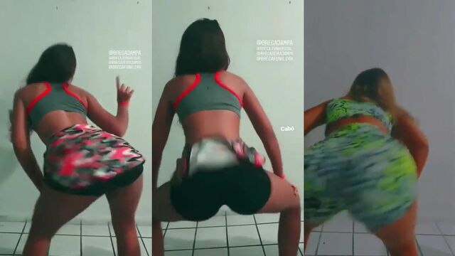 A hot novinha is dancing funk with her amazing ass