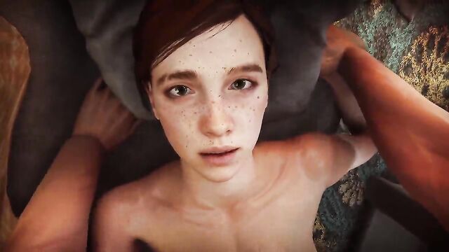 The hot girl Ellie has sex with her girlfriend in a steamy scene