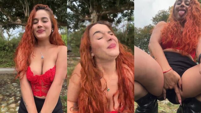 A pretty girl with red hair is fucking in an intense scene