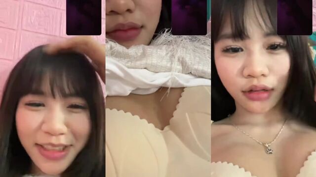 Blonde-haired Asian girl acts like a bunny to get fucked hard