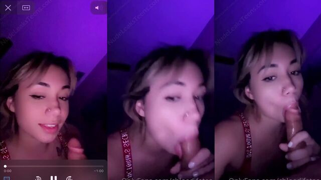 Petite college slut Chloe Leaked her nudes on a popular adult content platform