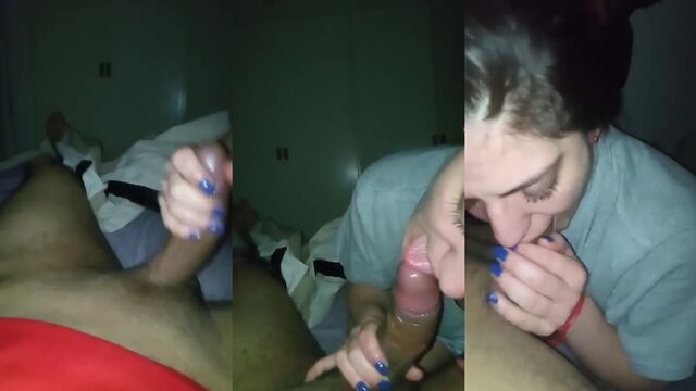 An Argentine guy has an amazing blowjob experience with a beautiful girl