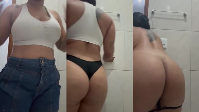 Jaazzy707’s fat ass rides dick in a steamy session