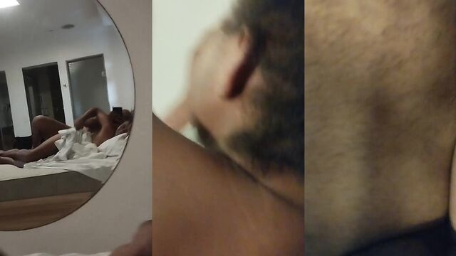 I am enjoying a hot Brazilian sex with no bra, it's amazing!