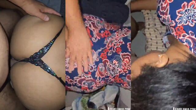 The woman gave her ass and then sucked it
