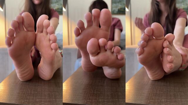 The princess loves to be worshiped and have her feet licked