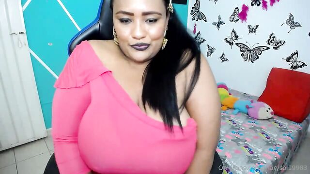 A fat Latina girl gets her butthole gapped by a thick cock