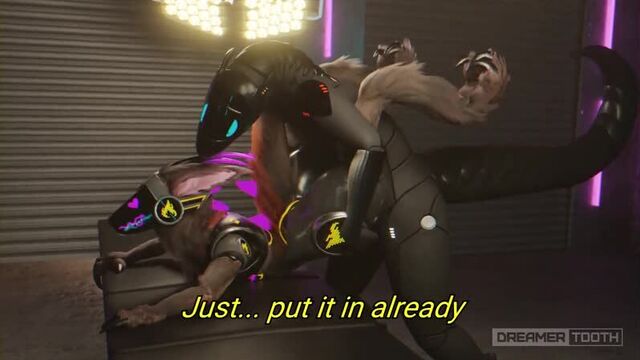 FURRY YIFF SYNTH FUCKS TIGHT PROTOGEN GIRL'S PUSSY TWICE CREAMPIE DreamerTooth