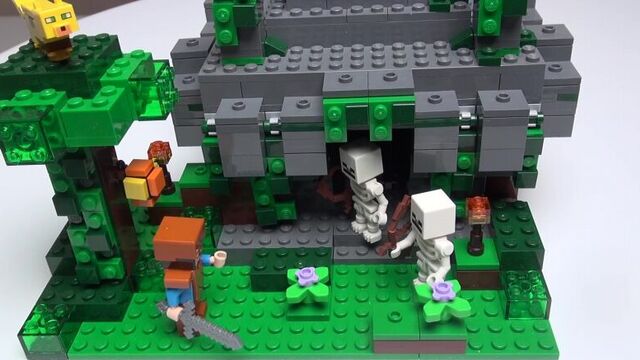 Лего Майнкрафт Храм в Джунглях 21132. Обзор LEGO Minecraft 2017 года
