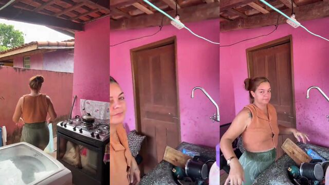 A delicious Brazilian coronel is fucking with a great ass in the pussy