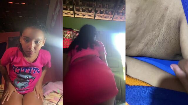 Two delicious sisters with low income playing with their pussy