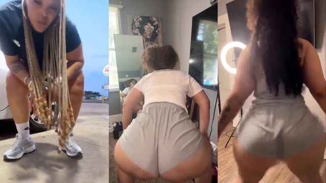 Angie shows off her big ass in a sensual dance
