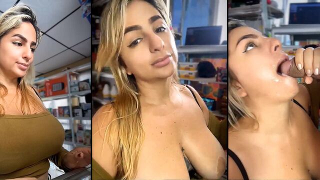 A quickie before going to work, a common scenario in such videos