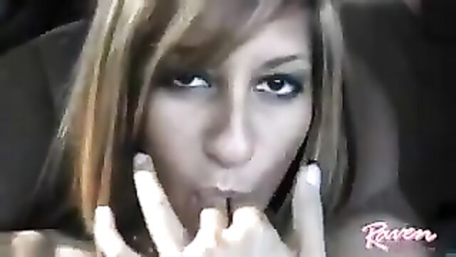 Raven is a very naughty girl who loves to meditate and masturbate