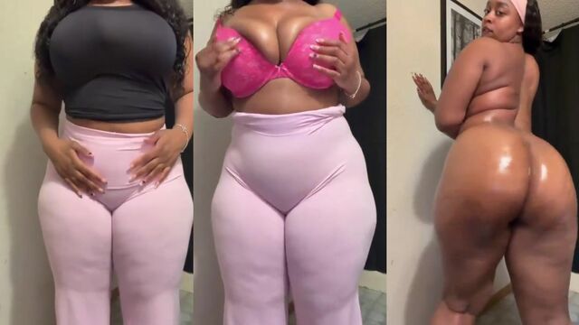 Thick ass woman gets fucked hard and her pussy is filled with cum