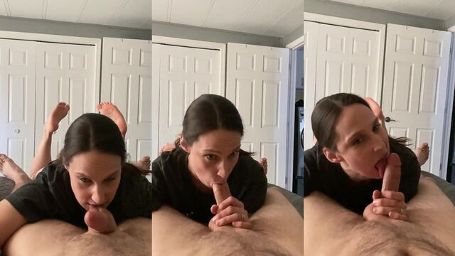 Funny blowjob with my wife, it was amazing and unforgettable!