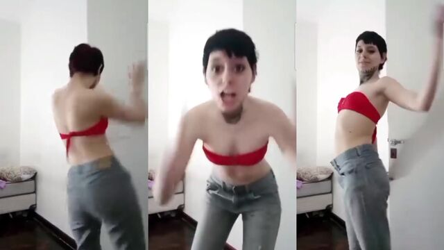 Fiore Holland has sex with her boyfriend in the bathroom