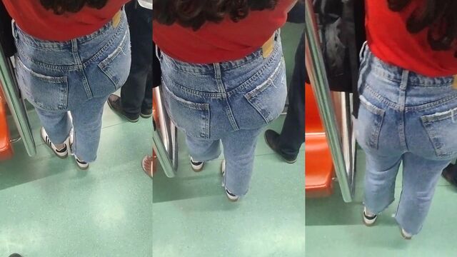 The pretty and juicy novinha got fucked hard on the metro train