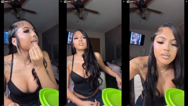 A guy masturbates his dick on TikTok live and comes