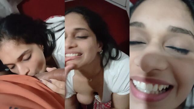 Training a girl to be a whore who is hungry for cock