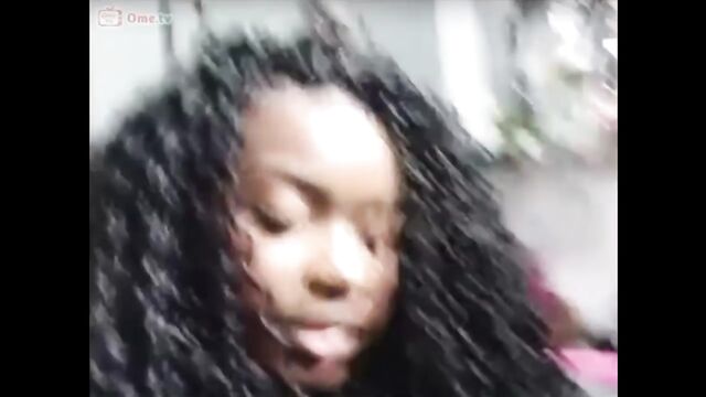 A very nice dark-skinned girl was exposed in a compromising situation