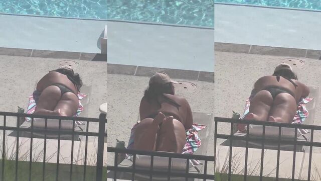 Bitches at the pool, a place for fun and steamy encounters