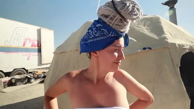 Русская баня на фестивале Burning man в США