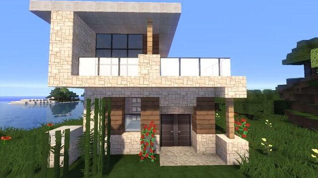 Красивый дом в майнкрафт. Строим Вместе! - Строительство - Minecraft