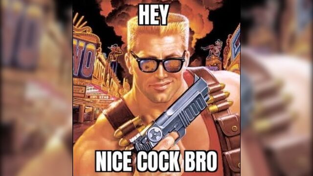DUKE NUKEM RATES YOUR COCK