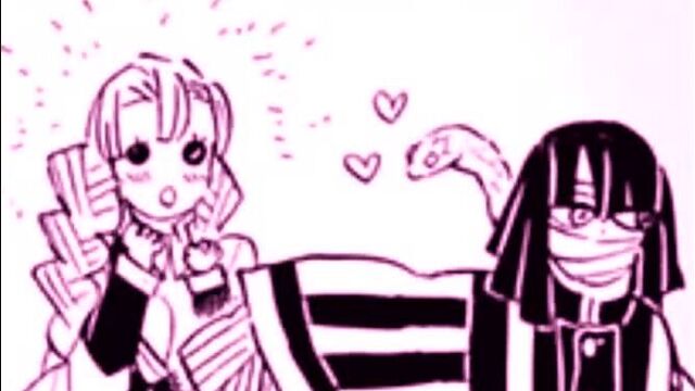 ─ Mitsuri Kanroji and Obanai Iguro「 Kimetsu no yaiba 」by Kochoxria