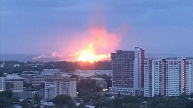 Пороховой завод в Казани опять загорелся